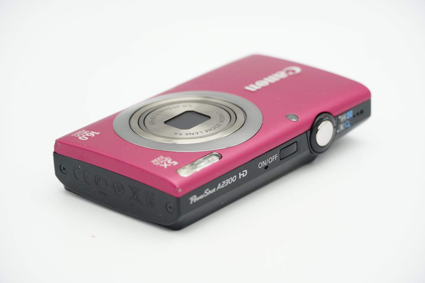 Canon PowerShot A2300 HD Digital Camera – Pink