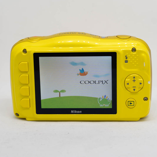 Nikon Coolpix W100 – Waterproof Digital Camera (Yellow)