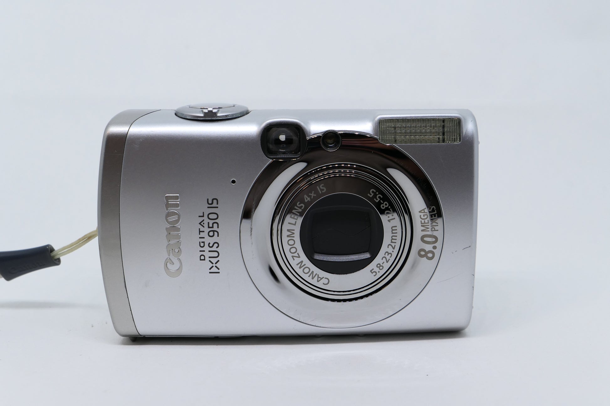 Canon digital camera on a white background
