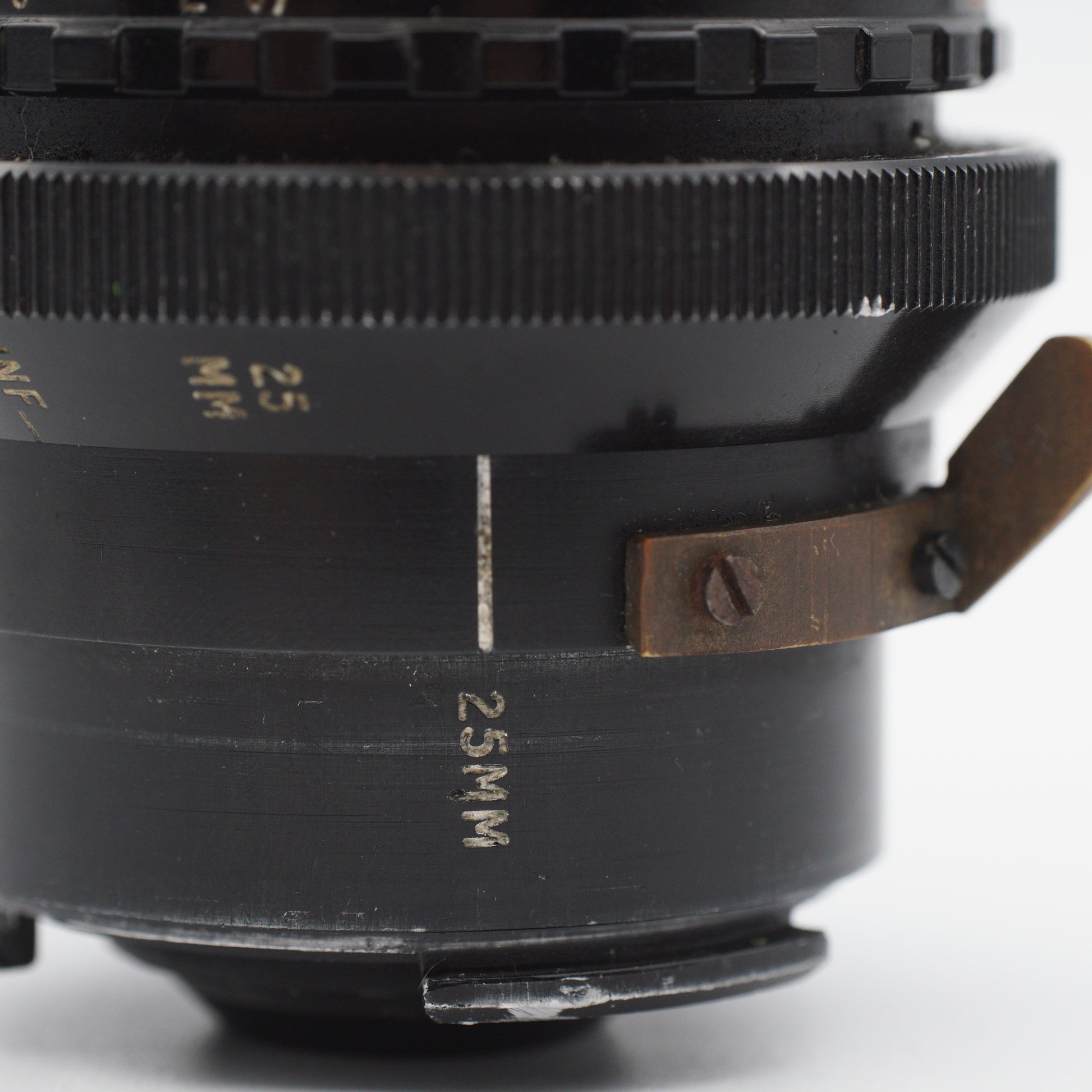 Cooke Speed Panchro 25mm f/2 (T2.2) Series III vintage lens by Taylor Hobson, iconic for its warm, cinematic look, displayed with a metal body and classic design, available at Retro Cameras Ireland