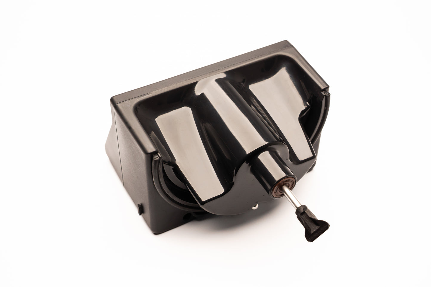 Black ago film processor on the white background