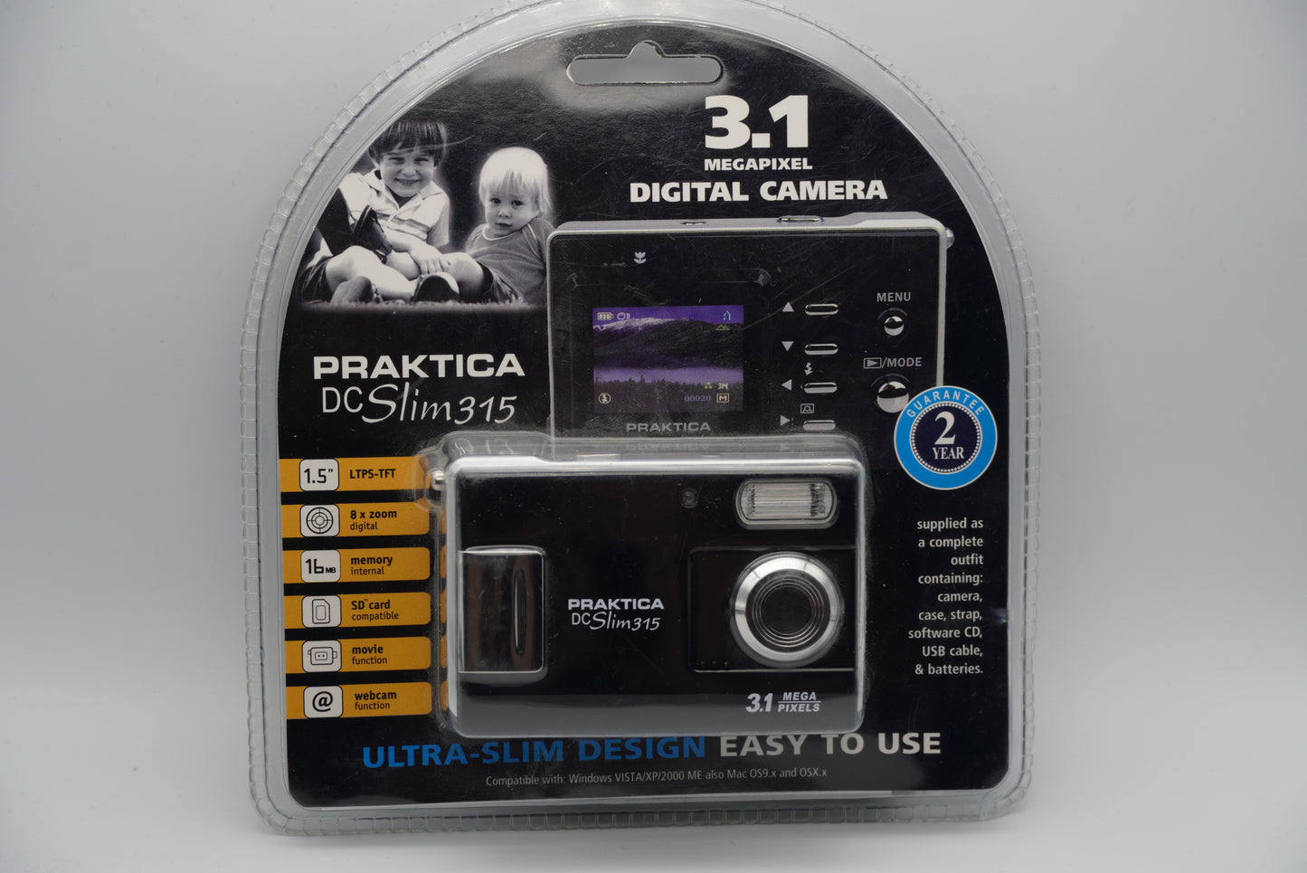 Praktica DC Slim 315 Digital Camera – 3.1MP (New Old Stock)