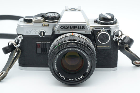 Olympus OM-10 + Zuiko 50mm f/1.8 + Manual Adapter – 35mm Film SLR