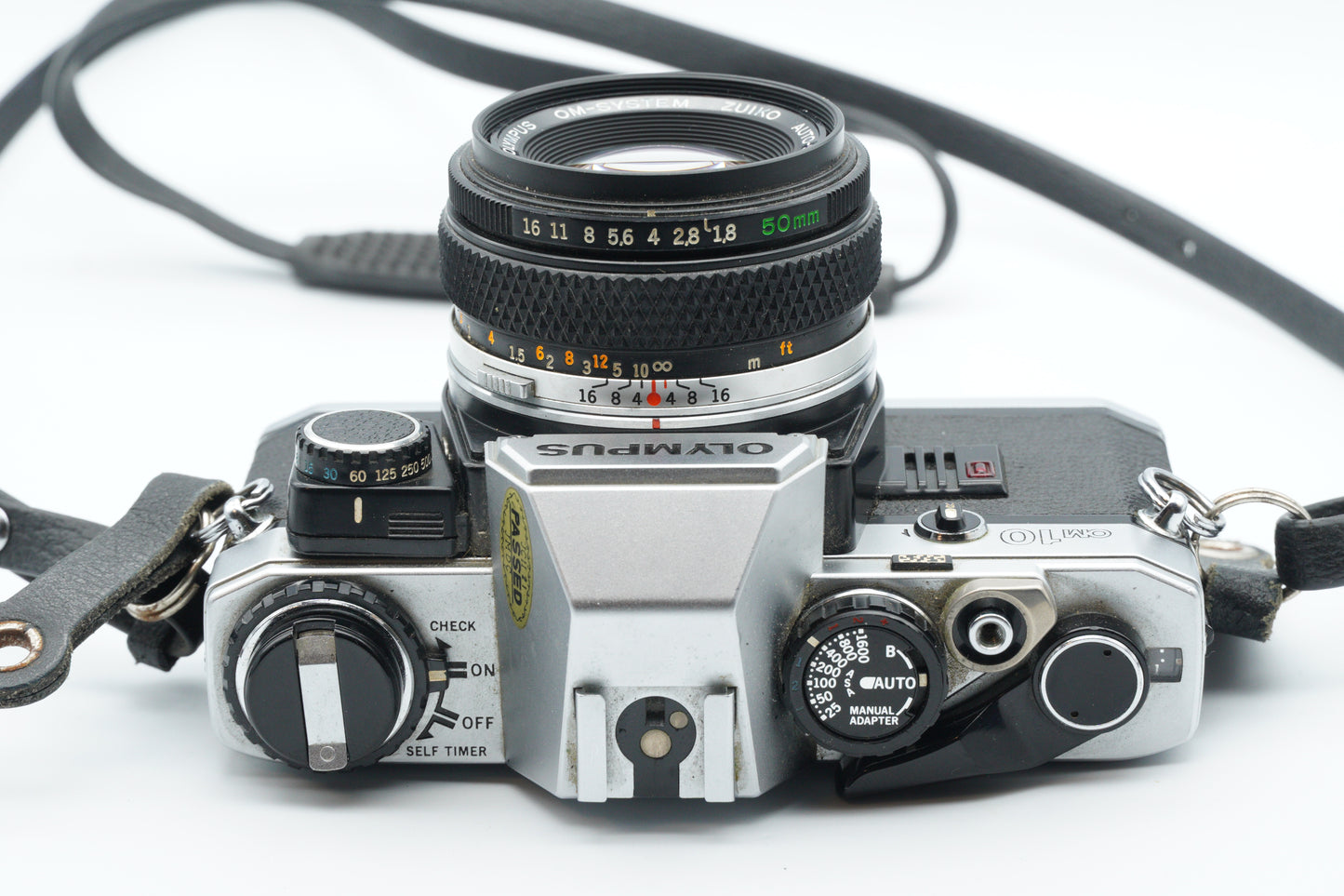 Olympus OM-10 + Zuiko 50mm f/1.8 + Manual Adapter – 35mm Film SLR