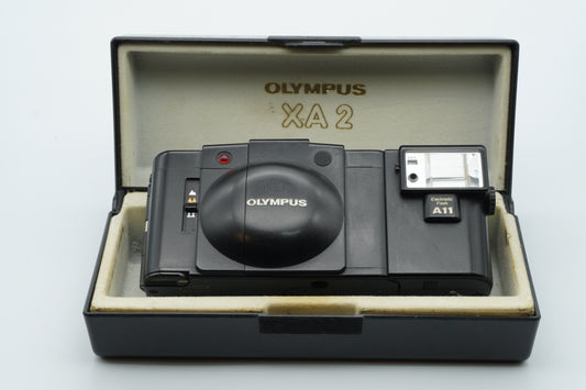Olympus XA2 + A11 Flash – Iconic Compact 35mm Camera