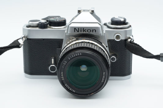 Nikon FE + Nikkor 28mm f/3.5 – Classic 35mm SLR With Aperture Priority