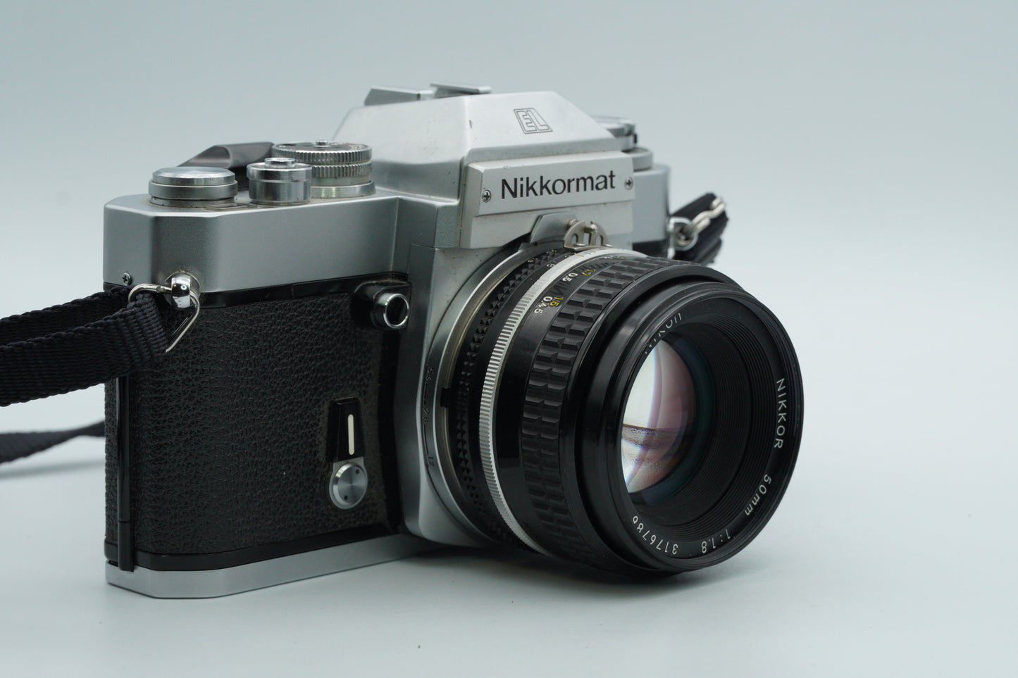 Nikkormat EL 35mm Film Camera + Nikkor 50mm f/1.8 Lens