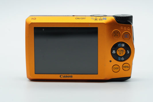 Canon PowerShot A3200 IS – Compact 14.1MP Digital Camera (Orange)