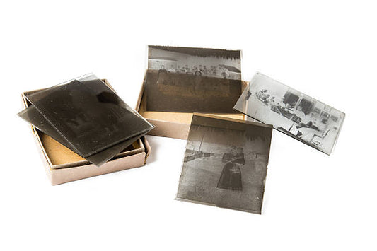Historic glass plate negative scanning and digitisation service in Ireland