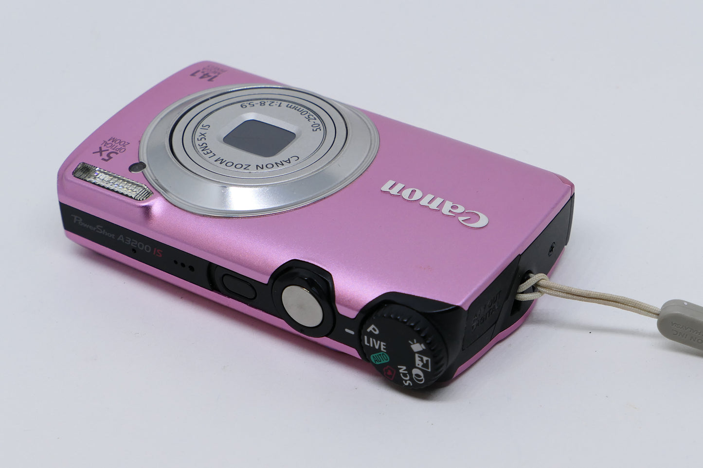 Canon PowerShot A3200 IS Pink (2011) – Stylish Canon CCD Digital Camera