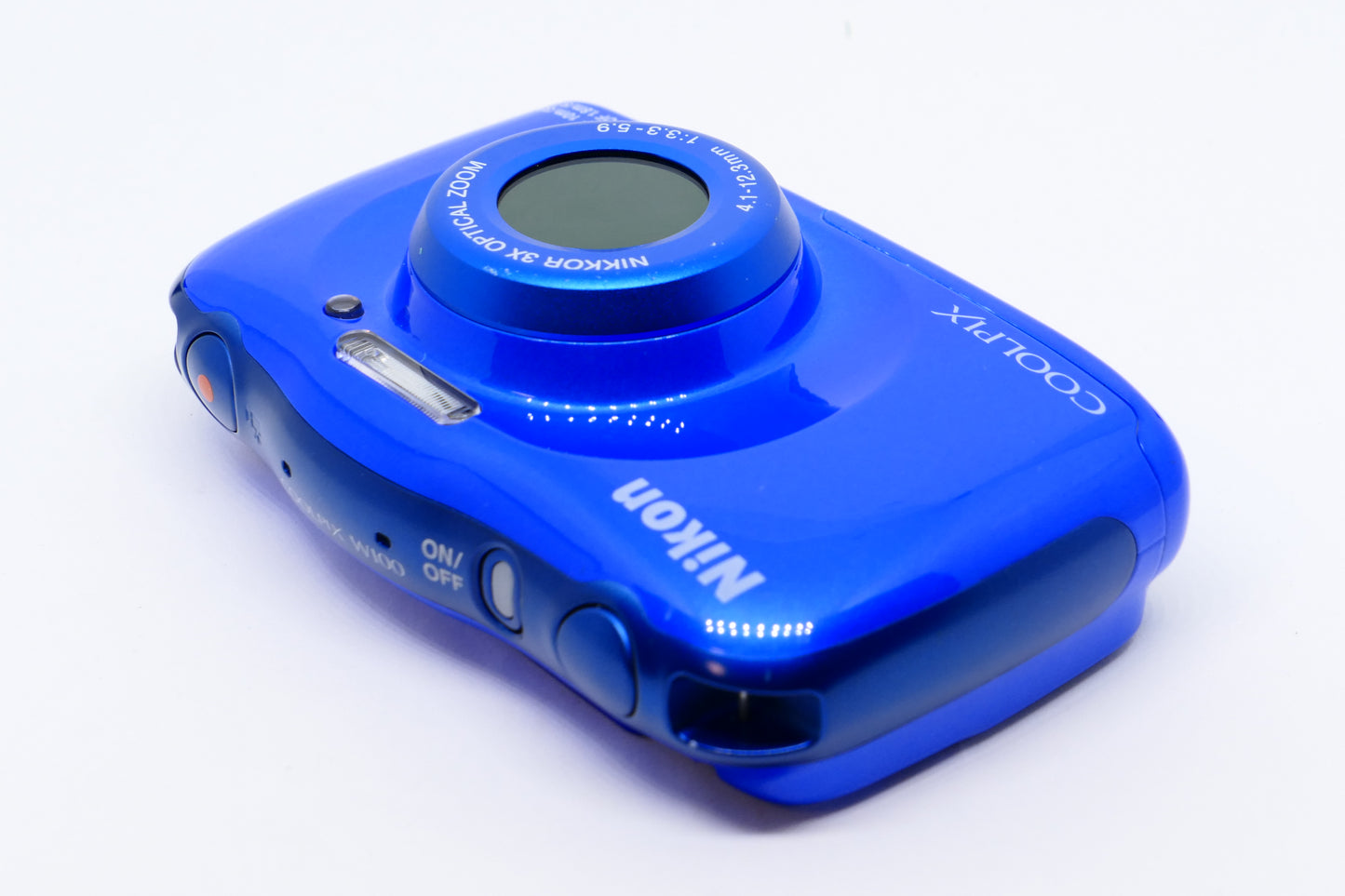 Nikon Coolpix W100 – Waterproof Digital Camera (Blue)