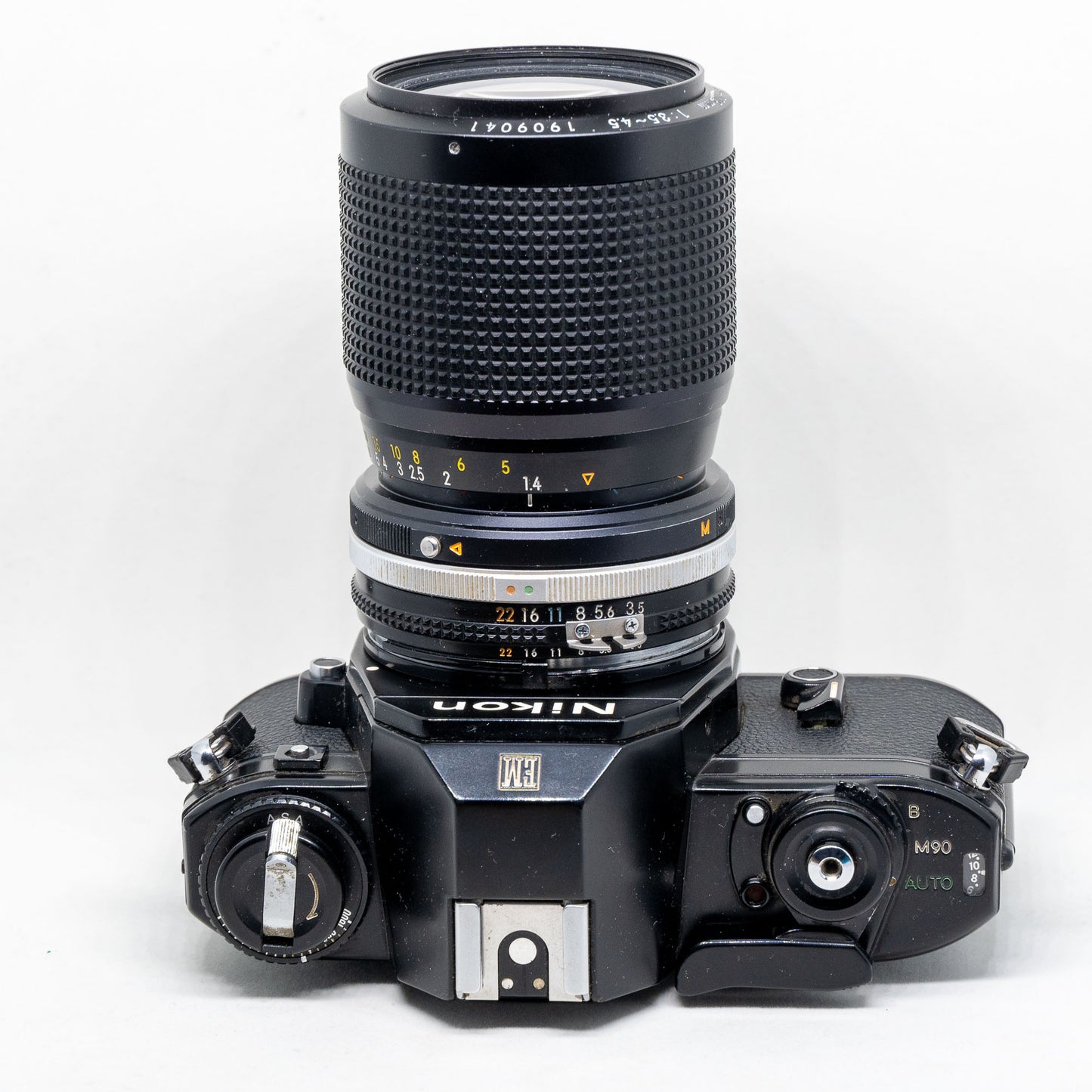 Nikon EM – 35mm SLR Film Camera with Nikon Zoom Lens