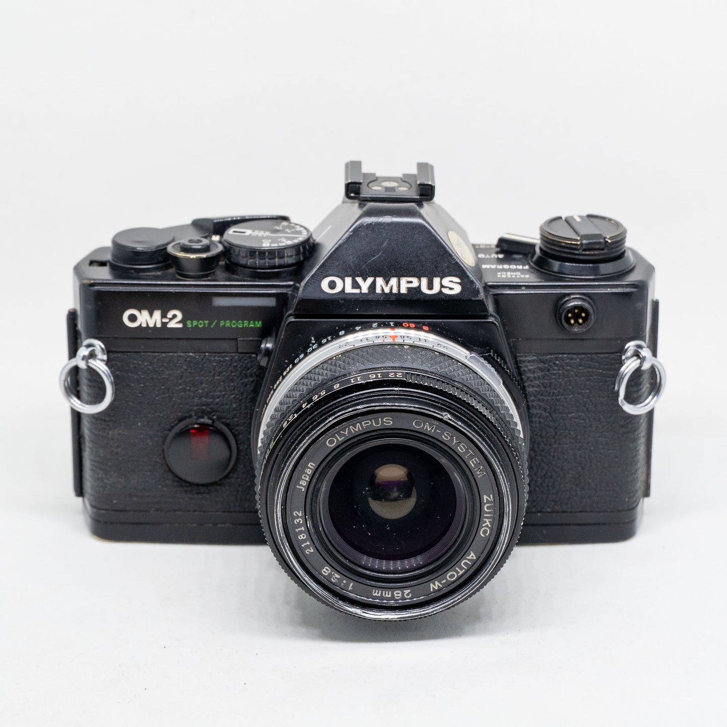 Olympus OM-2 Spot/Program + Zuiko 28mm f/2.8 – 35mm SLR (Made in Japan)