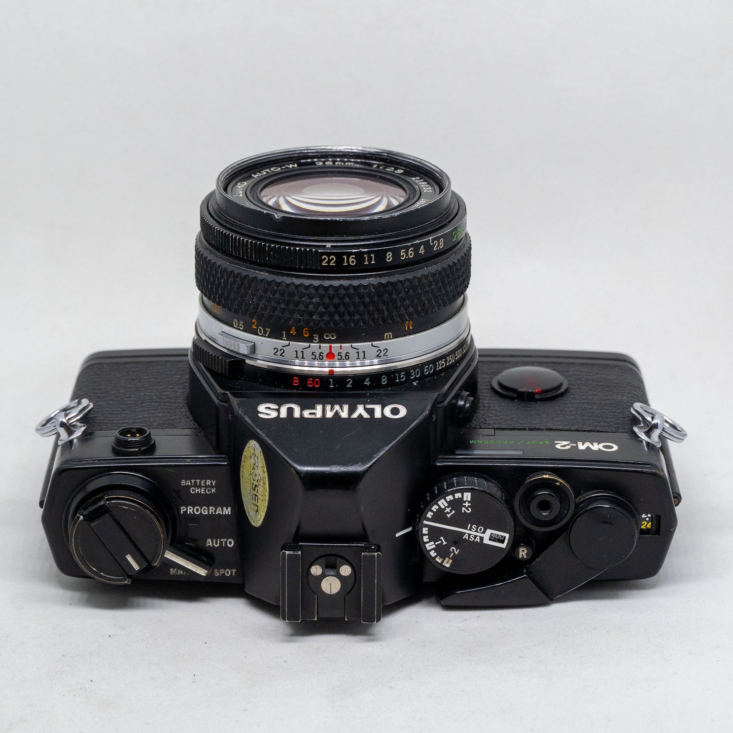 Olympus OM-2 Spot/Program + Zuiko 28mm f/2.8 – 35mm SLR (Made in Japan)