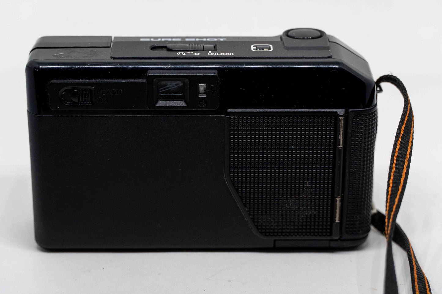 Canon Sure Shot classic point and shoot 35mm film camera from the 80s